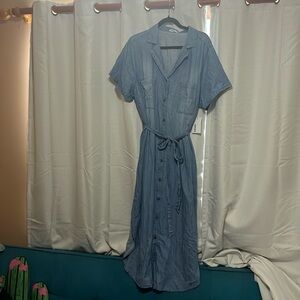 Sonoma 2x CHAMBRAY DRESS